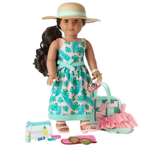 American Girl ~ ¡¡Tiempo de vacaciones!! Juego de accesorios 14 piezas ~ ¡Exclusivo 2022!!- - Imagen 1 de 2