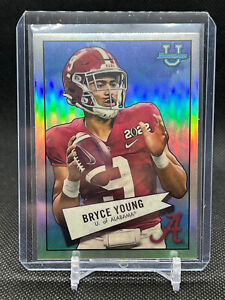 2022 Bowman U Chrome Bryce Young 1952 Refractor Insert Alabama Panthers 52BF-1