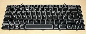 BRAND NEW GENUINE DELL ALIENWARE M11X R1 BLACK UK BACKLIT KEYBOARD RFXVK 0RFXVK - Picture 1 of 2