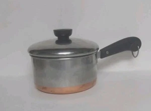 Revere Ware 1.5 Quart Sauce Pan Pot Copper Clad with Lid - (Pre-1968) - Picture 1 of 8