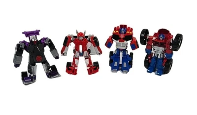 Playskool Heroes Transformers Rescue Bots Flip Racers Set of 4 Optimus Prime  - Image 1 of 4