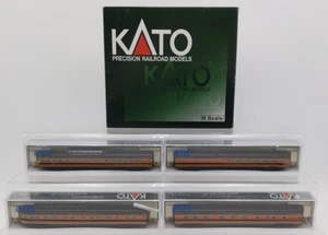 Kato 106-1051 N Scale Great Northern Smoothside Passenger Cars 4 Car (Set A) EX - Picture 1 of 7