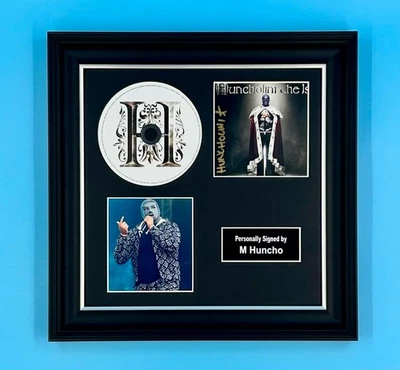 M Huncho Signed Photo & CD Framed & COA Autograph Auto Huncholini The 1st Poster - Image 1 of 4