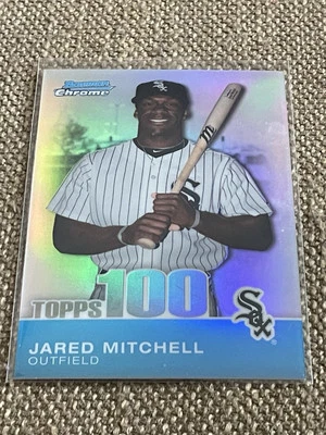2010 Bowman Chrome Topps 100 Prospects Refractor #TPC70 Jared Mitchell /499 (RC) - Image 1 of 2