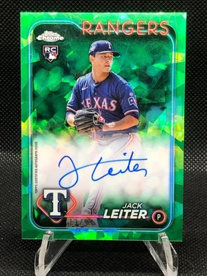 2024 Topps Chrome Update Series Sapphire Edition - Autographs Jack Leiter... - Image 1 of 3