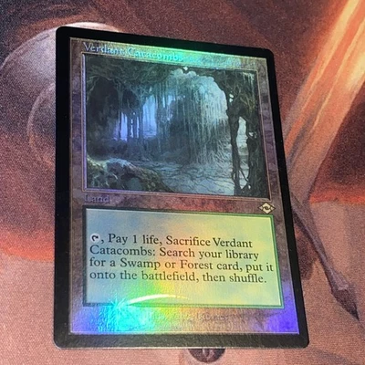 Verdant Catacombs X1 Mtg Modern Horizons 2 Nm Foil Retro Frame - Image 1 of 2
