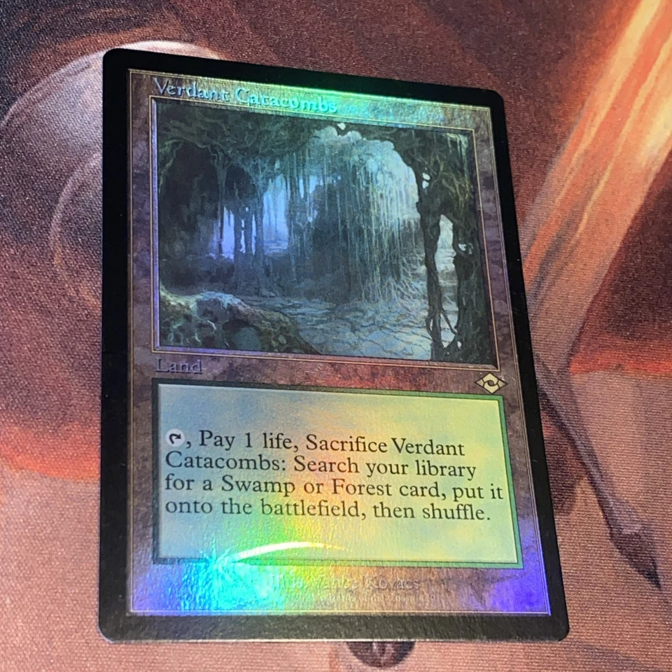 Verdant Catacombs X1 Mtg Modern Horizons 2 Nm Foil Retro Frame - Image 1 of 2