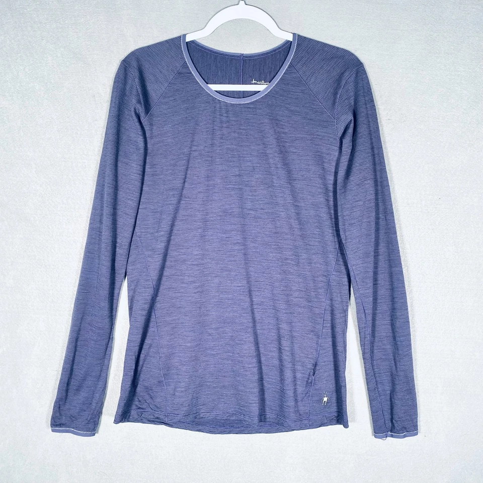 Smartwool Merino Wool Sweater Womens L Purple Knit Base Layer Running - Image 1 of 4