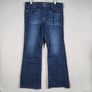 Jeans Ariat para mujer 34 regular azul acampanado tiro perfecto denim - Imagen 1 de 15