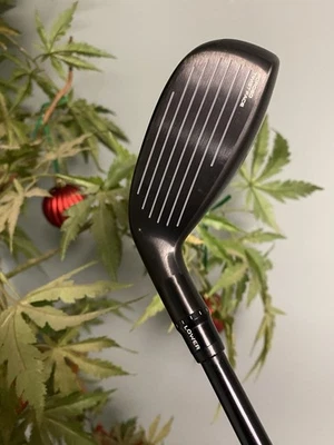 Eixo preto rígido Fujikura Atmos TaylorMade Qi10 Tour Rescue 19.5* 3H híbrido 7X - Imagem 1 de 4