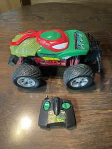 Vintage Teenage Mutant Ninja Turtle Tyco RC Car Monster Truck w/ Remote UNTESTED - Picture 1 of 11