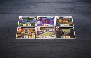 The Sims Board Game | All 6 Venue Cards | Official Replacement Game Pieces - Picture 1 of 9