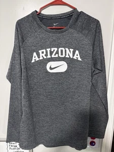 RARA Camisa Nike Para Hombres Mediana Térmica Arizona Wildcats Manga Larga Gris Waffle - Imagen 1 de 8