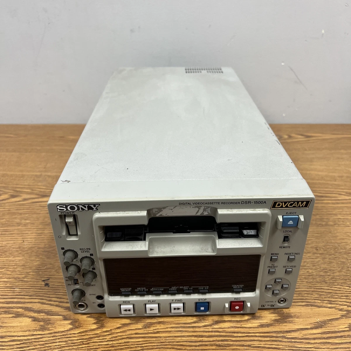 SONY DSR-1500A DVCAMレコーダー 【中古/再生ok/ファン音大きめ/Drum162×10H】#262021 Sony DSR-1500A DVCAM Digital Videocassette Recorder