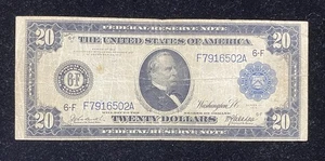 1914 $20 Atlanta Federal Reserve Note - Picture 1 of 2