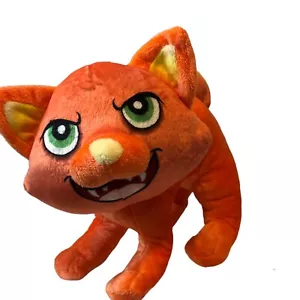 Kellytoy Plüschtier gruselige Katzen Katze orange Süßigkeiten Mais Ohren/Schwanz Halloween stickig - Bild 1 von 5