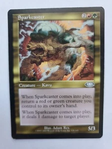 MTG Magic The Gathering Card Sparkcaster Creature Coffee Green Red Planeshift  - Picture 1 of 2