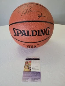 Autographed Charles Barkley Basketball JSA COA With Engraved Name Plate Display - Picture 1 of 5