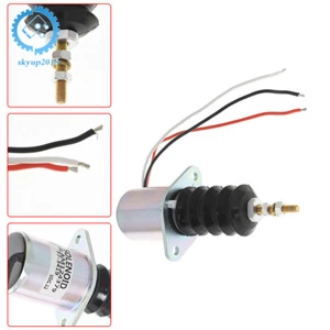 For John Deere Compact Tractor 655, 755, 756, 855, 855 Fuel Shut Off Solenoid - Picture 1 of 10