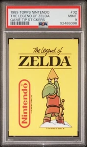 Pegatina de juego 1989 Topps Nintendo Legend of Zelda #32 PSA 9 NES VGA WATA CGC SNES - Imagen 1 de 3