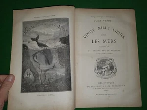 1880 VINGT MILLE LIEUES SOUS LES MERS BY JULES VERNE NEUVILLE 20,000 Leagues - Picture 1 of 17
