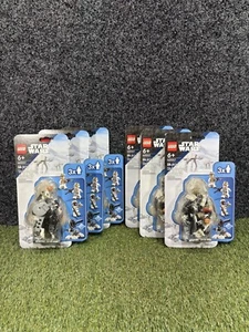 6 X LEGO Star Wars: Defense of Hoth 40557 Retired - Sealed - 18 Minifigs Total - Picture 1 of 3