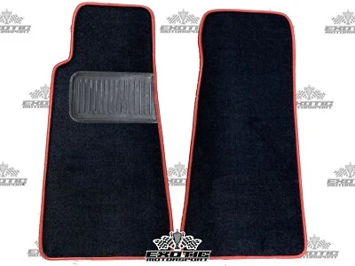 Choose From 11 Custom Colors Jaguar XJS Floor Mats With Heel Pad Hand Made - USA - Image 1 of 4