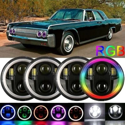 4 piezas faros LED de 5,75" 5 3/4" haz sellado alto-bajo para BMW 325i 528i 535i E30 Foto 1 de 4