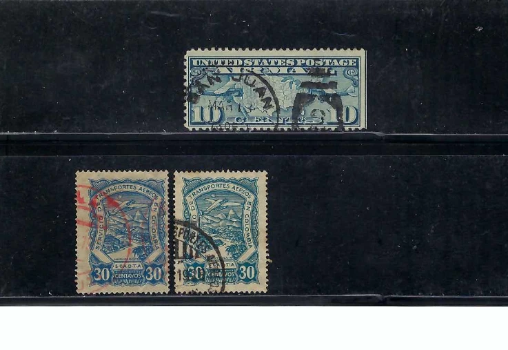 MAPA AVIACIÓN DE ESTADOS UNIDOS EE. UU. 1934 COLOMBIA MAPA RÍO MAGDALENA 1923 Foto 1 de 1