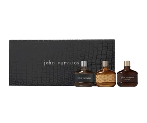 John Varvatos Men's 3 PC Collection Coffret .5 EDT Signature Vintage Artisan NEW - Picture 1 of 4