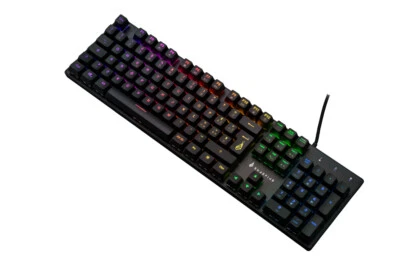 Tastiera Gaming USB QWERTY Italiano RGB Nero - KingPin M2  Verbatim - Immagine 1 di 2