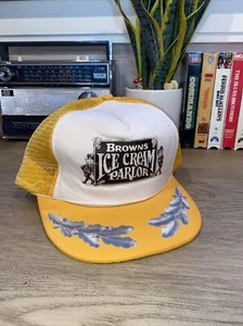 Browns Ice Cream Parlor Snapback Truckermütze Surf Schlittschuh Trend heißer Stil klassisch - Bild 1 von 8