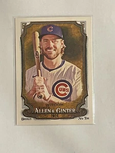 2024 TOPPS ALLEN & GINTER #309 PATRICK WISDOM CHICAGO CUBS - Picture 1 of 2