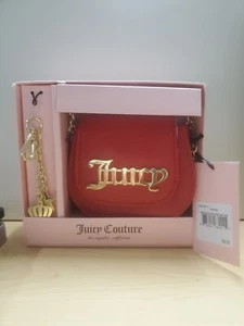 Juicy Couture Mini Crossbody Clutch Key Ring Boxed Gift Set Lipstick Red - Picture 1 of 2