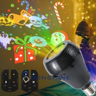 Bombilla De Luces De Proyector De Navidad Halloween Luces De Discoteca Exteriore - Image 1 of 4