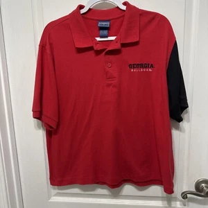 Team Edition Apparel Vintage Polo Georgia Bulldogs Size Large Shirt - Picture 1 of 6