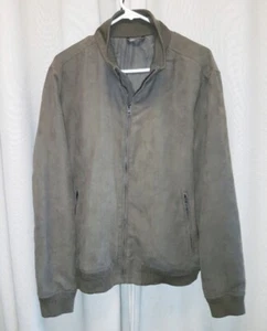 Mango Clothing Suede Effect bomber Jacket, *khaki Color - Picture 1 of 3