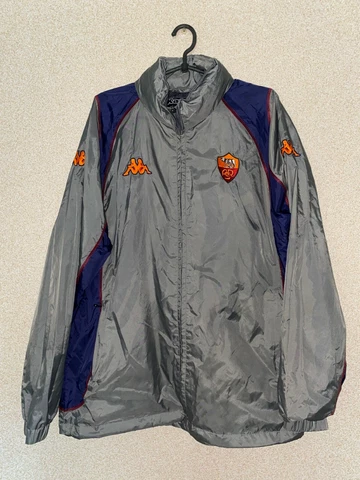 AS ROMA ITALY FOOTBALL KAPPA RARE JACKET XL Cover