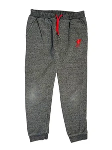 LFC LIVERPOOL FC Gray ENGLISH PREMIER LEAGUE SWEAT-PANTS Soccer Football YOUTH M - Picture 1 of 7