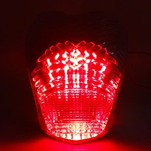 Luz trasera intermitente integrada LED transparente E-Mark para BMW R1200R K1200R/S K1300R/S - Imagen 1 de 9