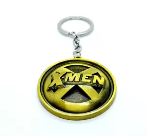 X-MEN KEYCHAIN Bronze Marvel Comics Superhero Team Raised Key Chain/Keyring Gift - Picture 1 of 5