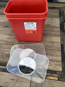 Oakridge 2 Gallon Size | Sharps and Biohazard Waste Disposal Container (Pack ... - Picture 1 of 3