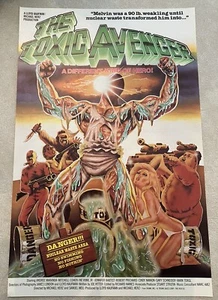 Original Old Stock THE TOXIC AVENGER 1984 Movie Poster Print One Sheet 11x17.5 - Picture 1 of 2