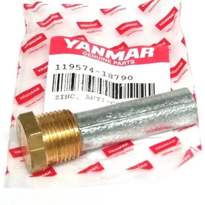 Yanmar Pencil Anode (Large) - fits 4LHA - 6LP -119574-18790 - Picture 1 of 2