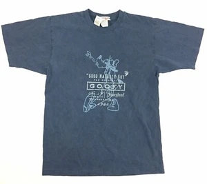 Disneyland Good Natured Guy The Original Goofy T-Shirt - Men’s Size M - Blue - Picture 1 of 6