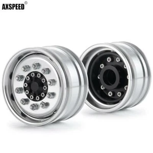 1/2/4PCS Alu Front Beadlock Rad Felgennabe für RC 1/14 Tamiya Tractor Truck Car - Bild 1 von 10