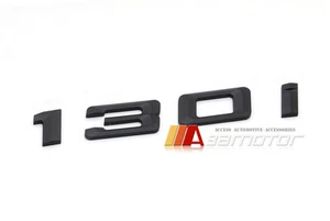 Matte Black Trunk Emblem Badge Letter 130i fit for BMW E81 F20 E87 E88 1-Series - Picture 1 of 1