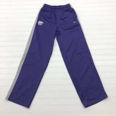 Nike Purple Kansas State Wildcats Athletic Track Sweatpants Youth Teen Size L Cover