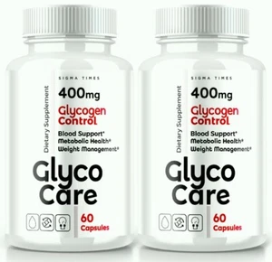 (2 Pack) Glyco Care Glycogen Control Pills, Blood Sugar & Metabolic Health Aid - Picture 1 of 8