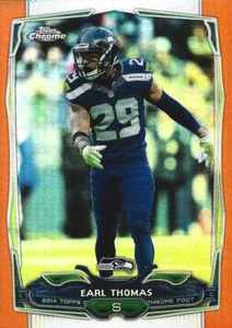 2014 Topps Chrome Orange Refractors #95 Earl Thomas FREE SHIPPING! - Picture 1 of 2